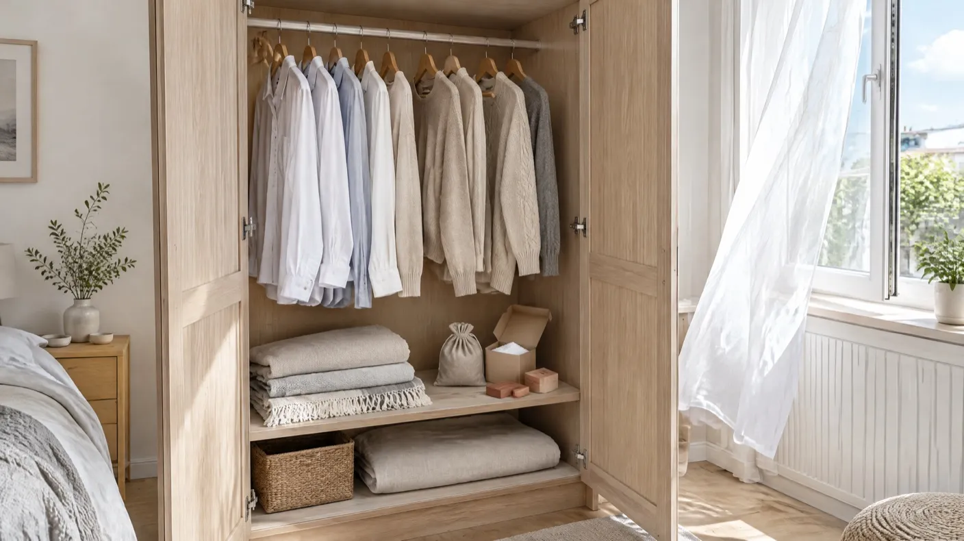 Запах в шкафу с одеждой: откуда берётся и как от него избавиться
